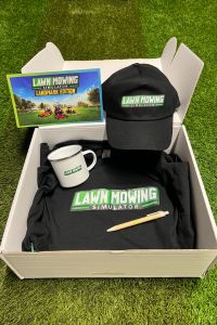 lawn mowing simulator competition prizes