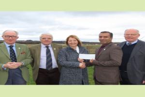 Team with donation of £3000 for new RSABI publication
