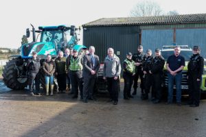 ax track at farm tackling agricultural machinery theft